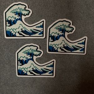 Ocean wave sticker bundle